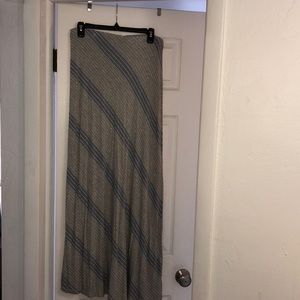 Grey and Blue maxi skirt